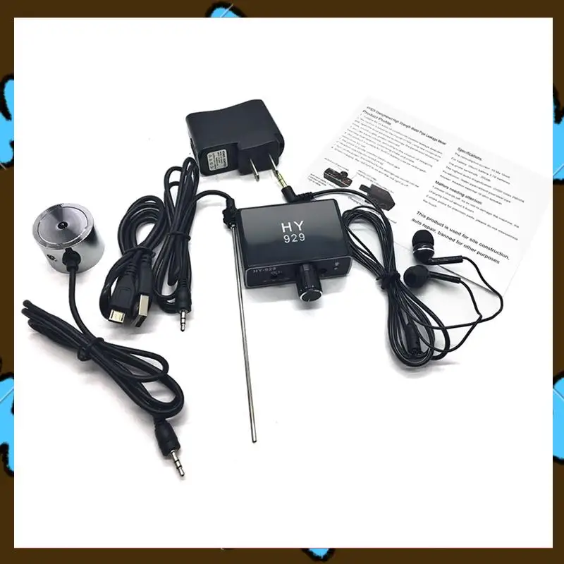 Promotion! Water Pipe Leak Detector Sensor Pipe Leakage Monitor Tester Kit With Dual Probes Earphone Pipeline Locator Accessory
