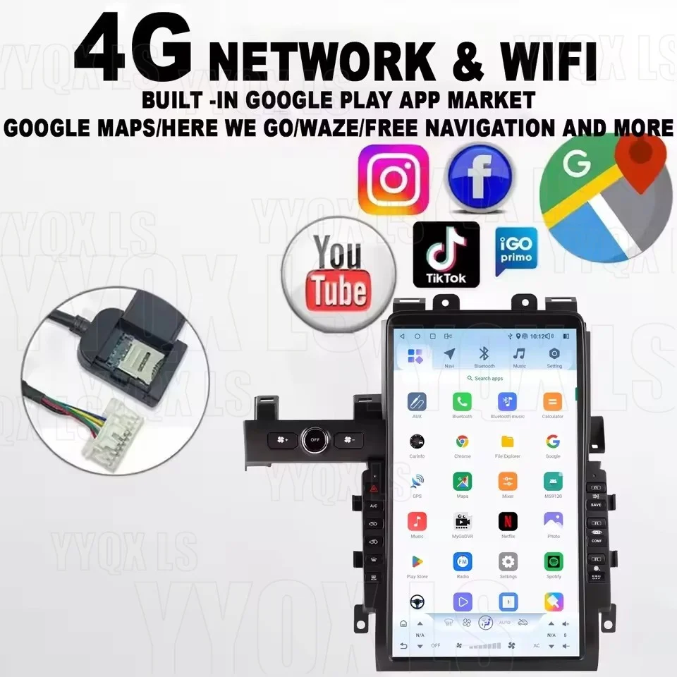 

LHD RHD Vertical Screen For Nissan GTR 2009 2010 2011~2016 Automotive Multimedia Android CAR GPS Navi Stereo Radio Head Unit