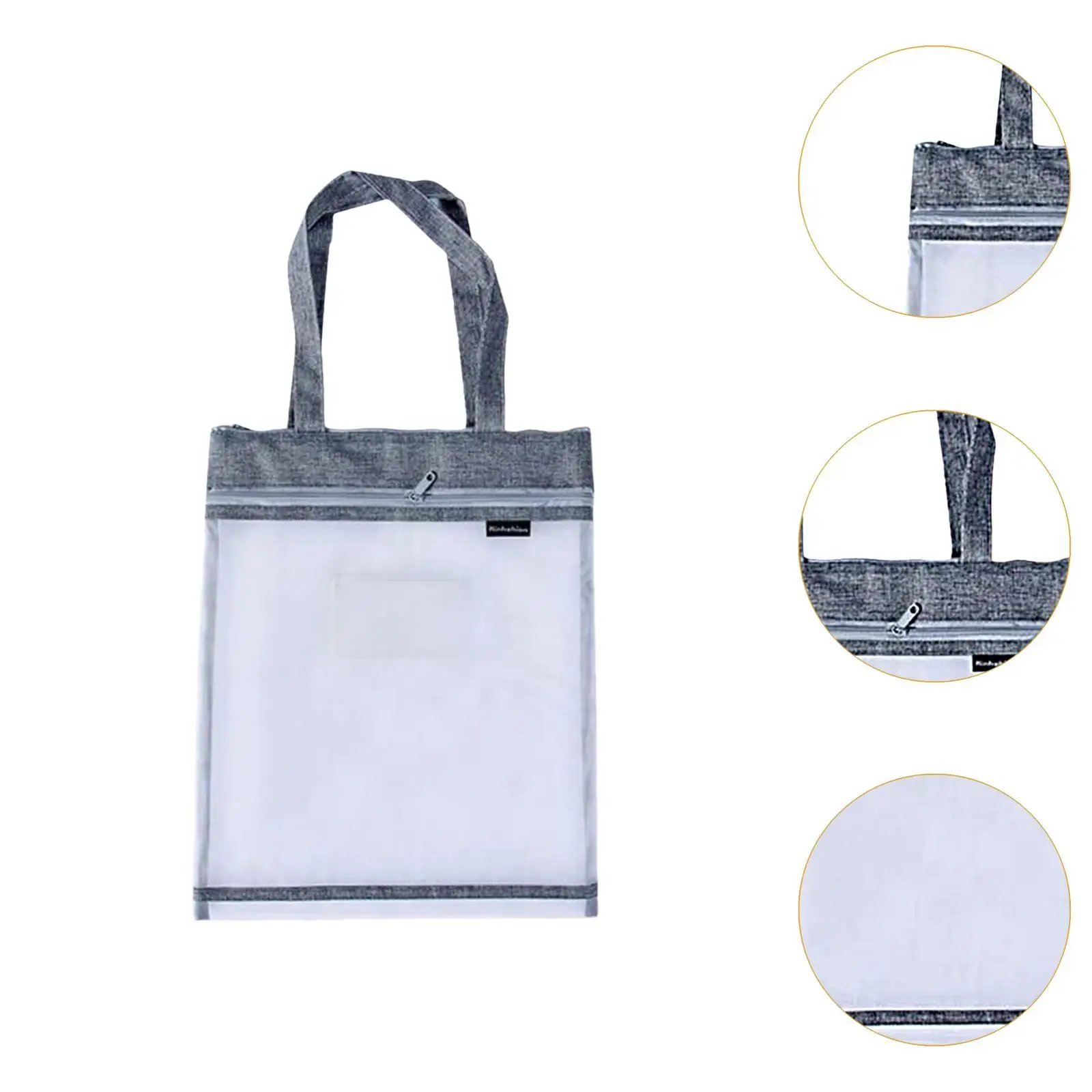 Student Book Pouch Oxford Cloth Zipper Bag for Organizing Phone A4 files