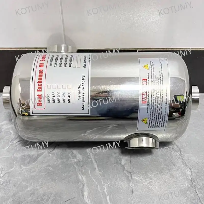 MF Series 304 Stainless Steel Heat Exchanger Swimming Pool 3T Spa Water Constant Temperature Energy Saving Heater