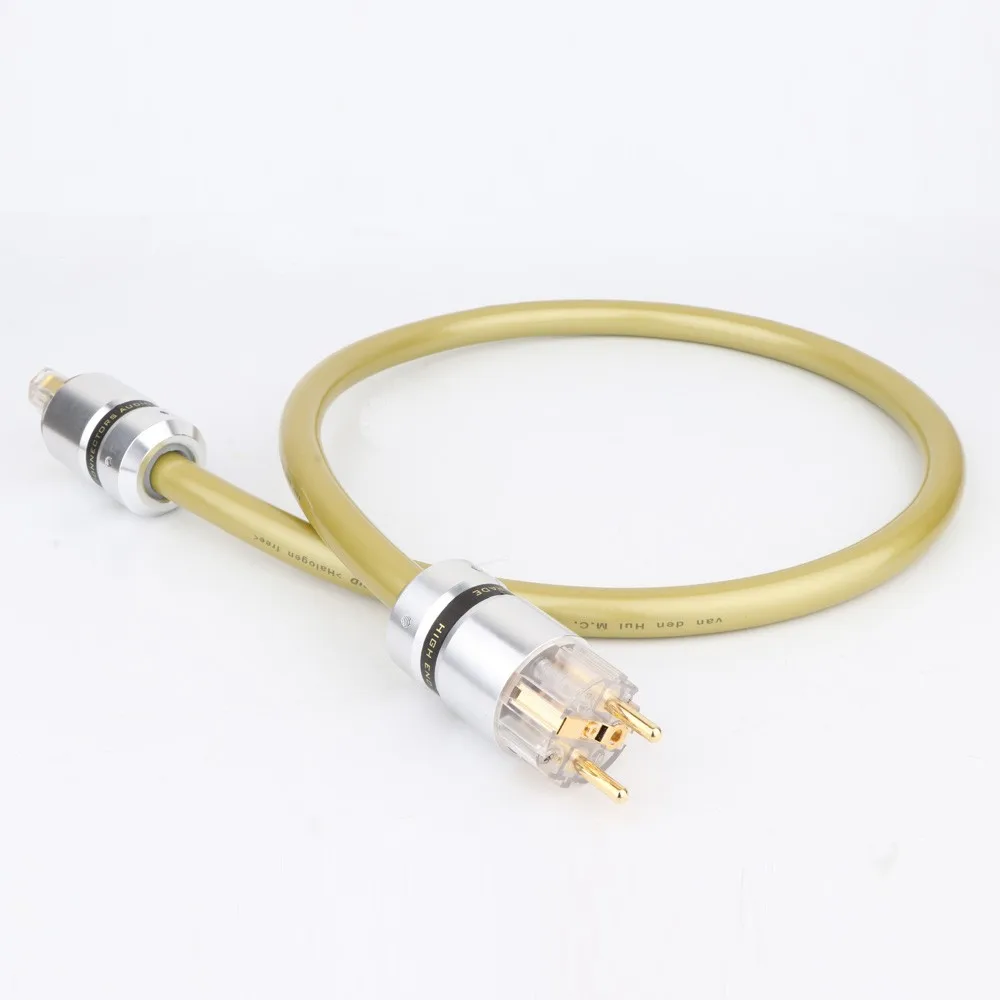 VDH M.C — главный гибридный безгалогенный силовой кабель европейского/американского стандарта, алюминиевый шнур с вилкой Schuko, линия электропередачи, CD AMP Hi-Fi