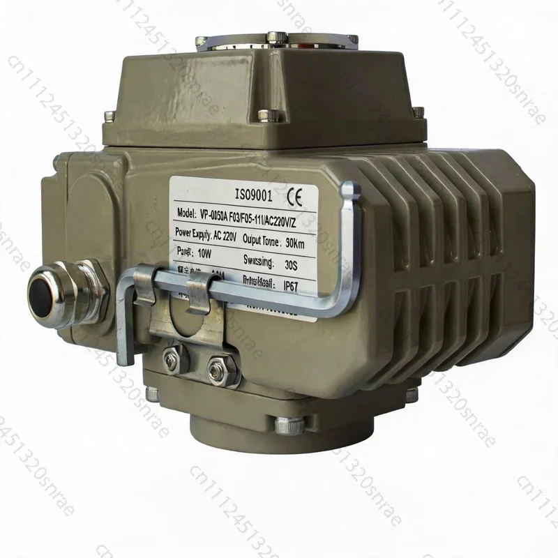 IP67 Electric 90 Degree Rotary Actuator 4-20mAh Valve Signal Input