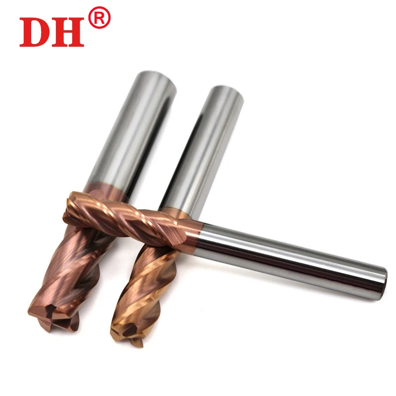 Hrc55 Milling Cutter Alloy Coating Tungsten Steel Tool Cnc Corner Roughing Metal Milling Cutter Kit Top Milling Machine Endmil