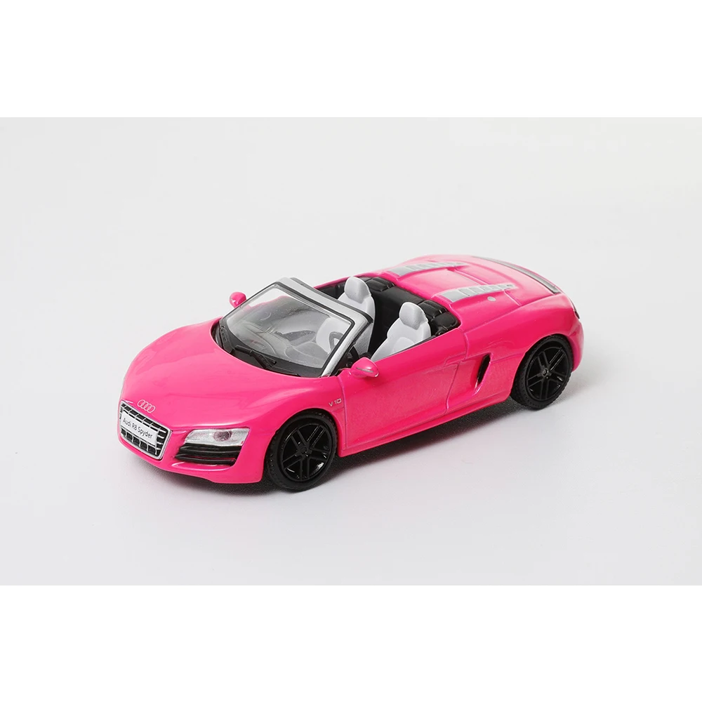 DCT 1/64 R8 左舵モデルコンバーチブル合金車モデルダイキャストグッズスポーツカーコレクションおもちゃステーション車両