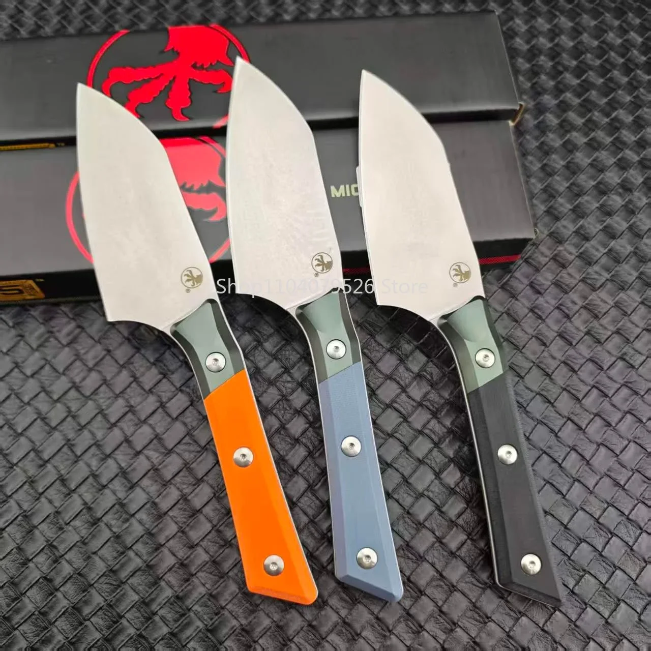 Kitchen Chef Knife High Hardness Wilderness Emergency Multi-purpose Outdoor Use Fixed Blade Vegetable Meat Cleaver Camping Tool