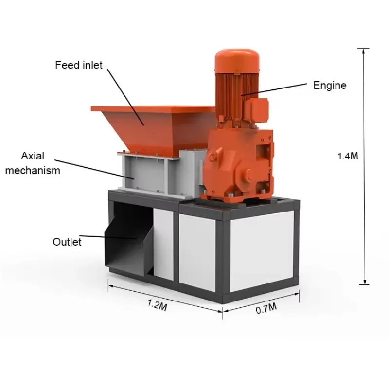 

Маленький мини-двойной вал, дерево, металл, резина, картона, измельчение, дробилка отходов, пластиковая бутылка для домашних животных, роликовая дробилка, измельчитель, машина