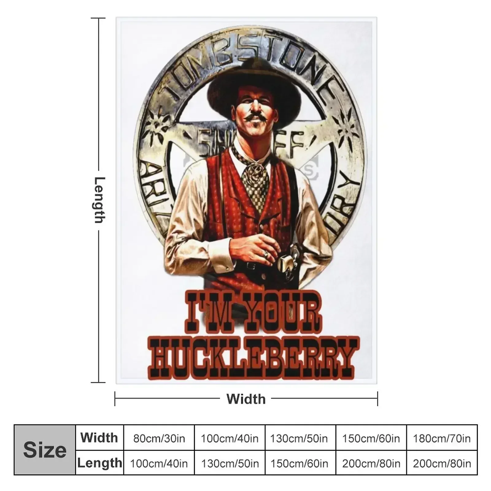 Doc Holliday Tombstone Throw Blanket Giant Sofa Soft cosplay anime heavy to sleep Beach Retros Blankets