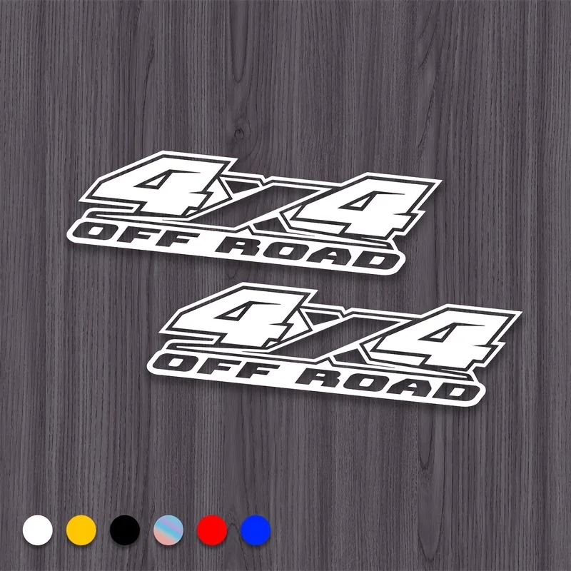 1 x cooler holografischer 4 x 4 Offroad-Aufkleber – wasserfester Vinyl-Aufkleber, stilvolle Grafik für Offroad-Autos, Ausrüstung – Abenteuer-Fans-Geschenk
