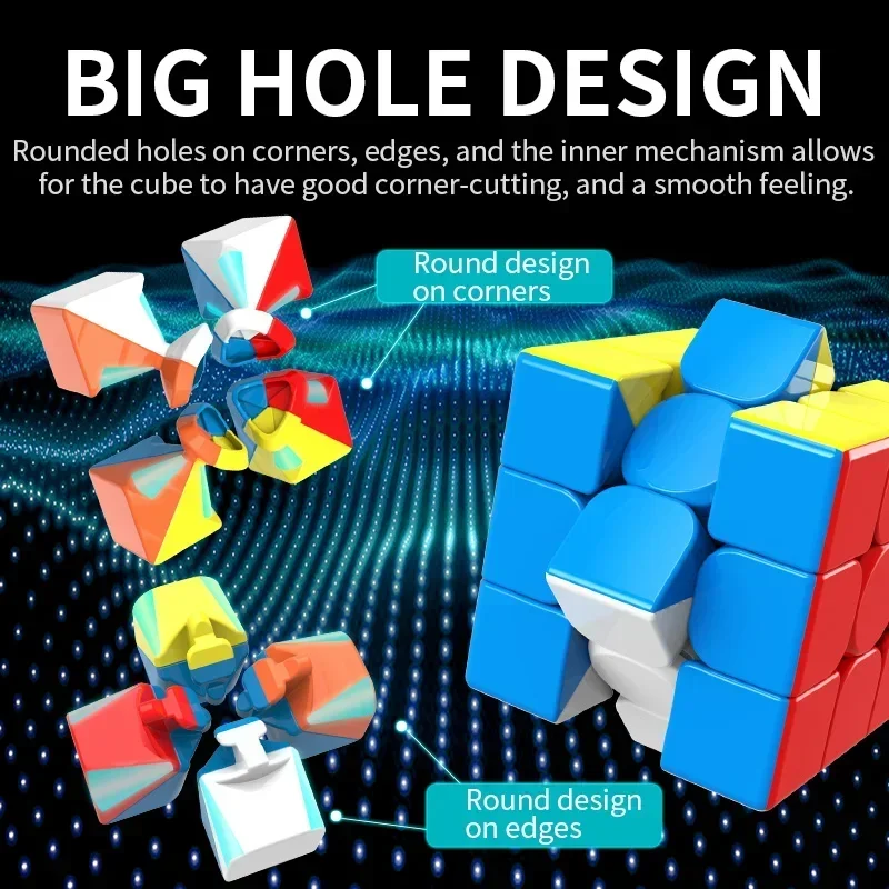 MoYu مكعبات Meilong 2345 هدية صندوق المهنية المكعب السحري 2x2 3x3 4x4 5x5 سرعة أُحجية مكعبات كوبو ماجيكو لعبة تعليمية
