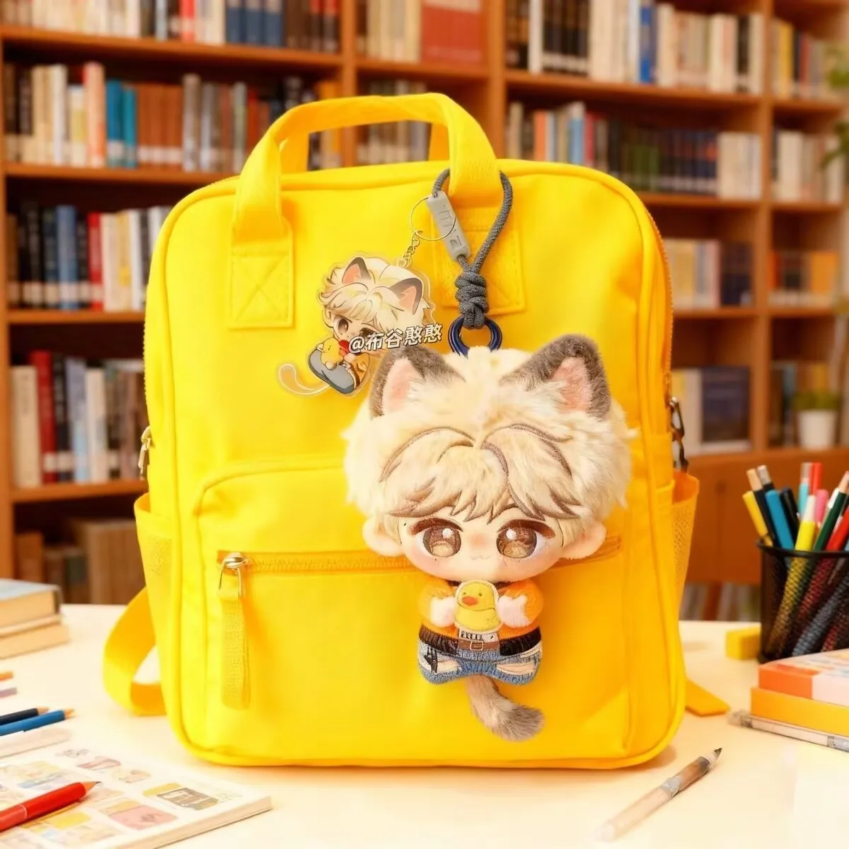 دمية قطنية أصلية أصلية من Ziyu مقاس 10 سم دمية قلادة أكريليك لطيفة للمشاهير مع مظهر عالي #6