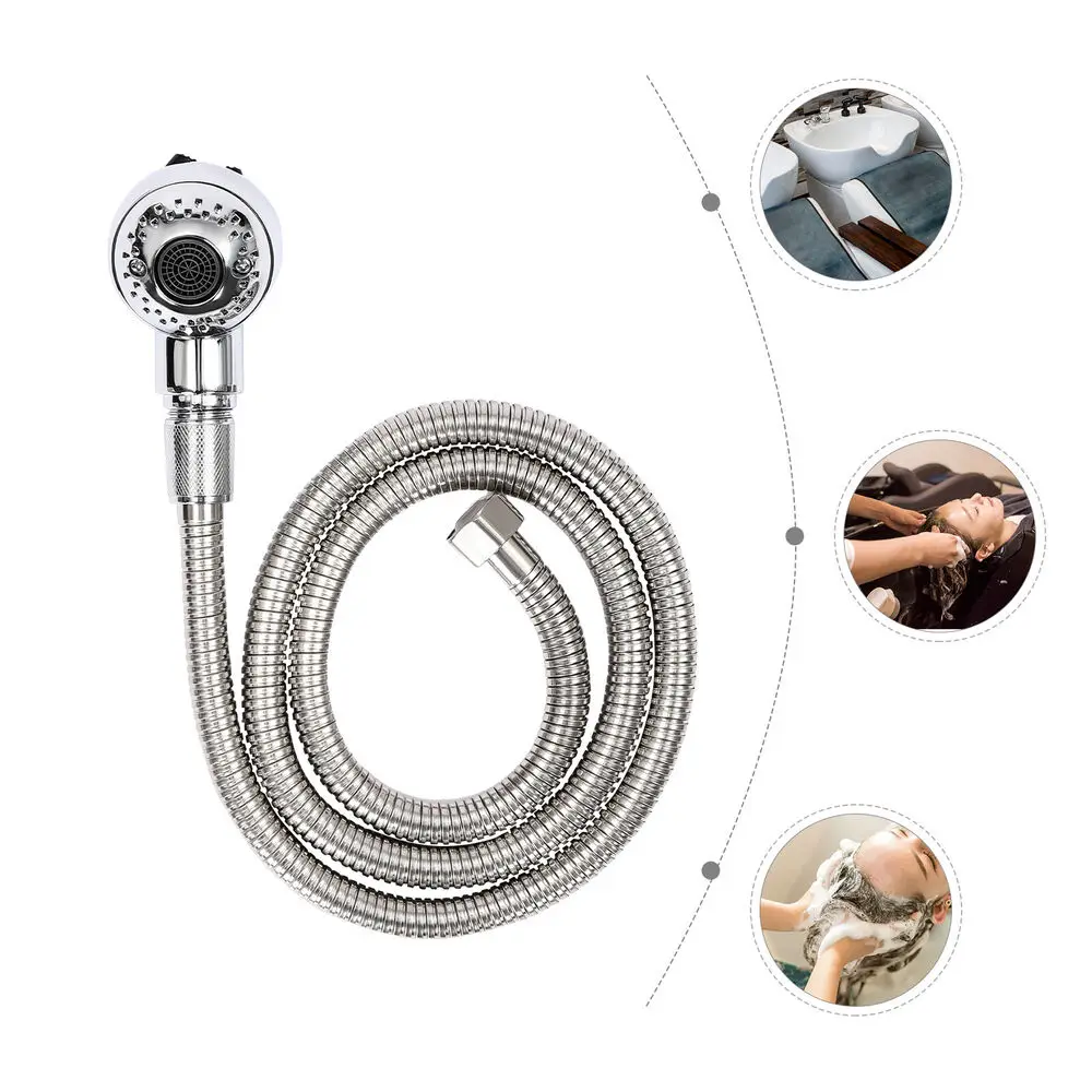 New Salon Shower Head Shampoo Beauty Bath Faucet Tub Spray With 120cm Hose shower set