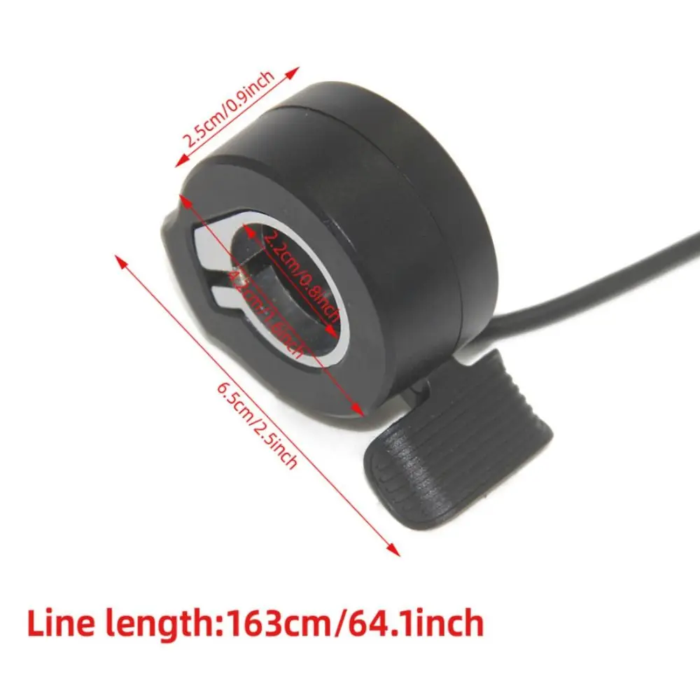 Acelerador pulgar ABS 22mm 3 cables recambio patinete eléctrico 130X - imagen 5