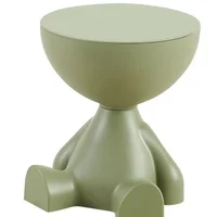Light Luxury Cartoon Sofa Edge Table Creative Flat Head Coffee Table Small Household Plastic Coffee Table Furniture Side Table 5