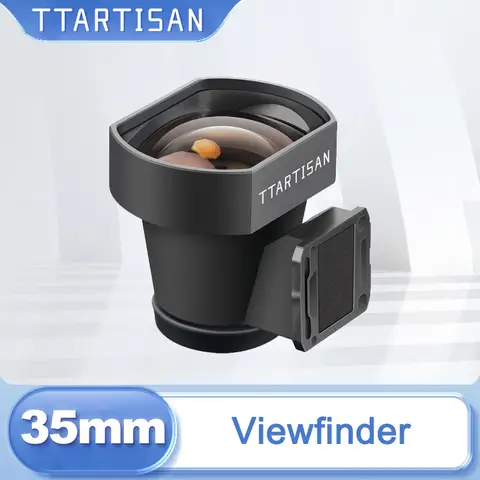 35mm Universal Cold Shoe External Optical Viewfinder Optical System for Sony Fujifilm Leica Eyecup Viewfinder 35mm TTArtisan