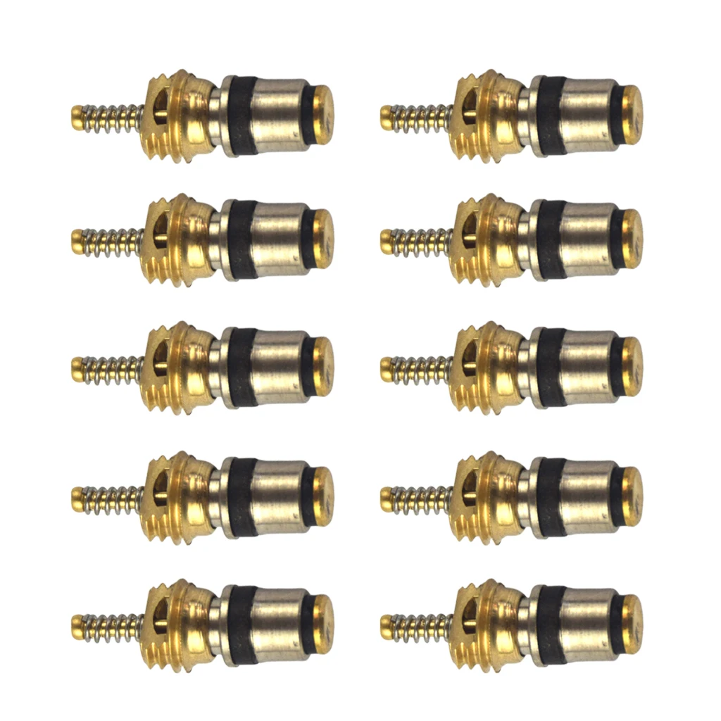 free shipping 10pcs AC System Cap Valve Service Schrader Valve Core Replace Install