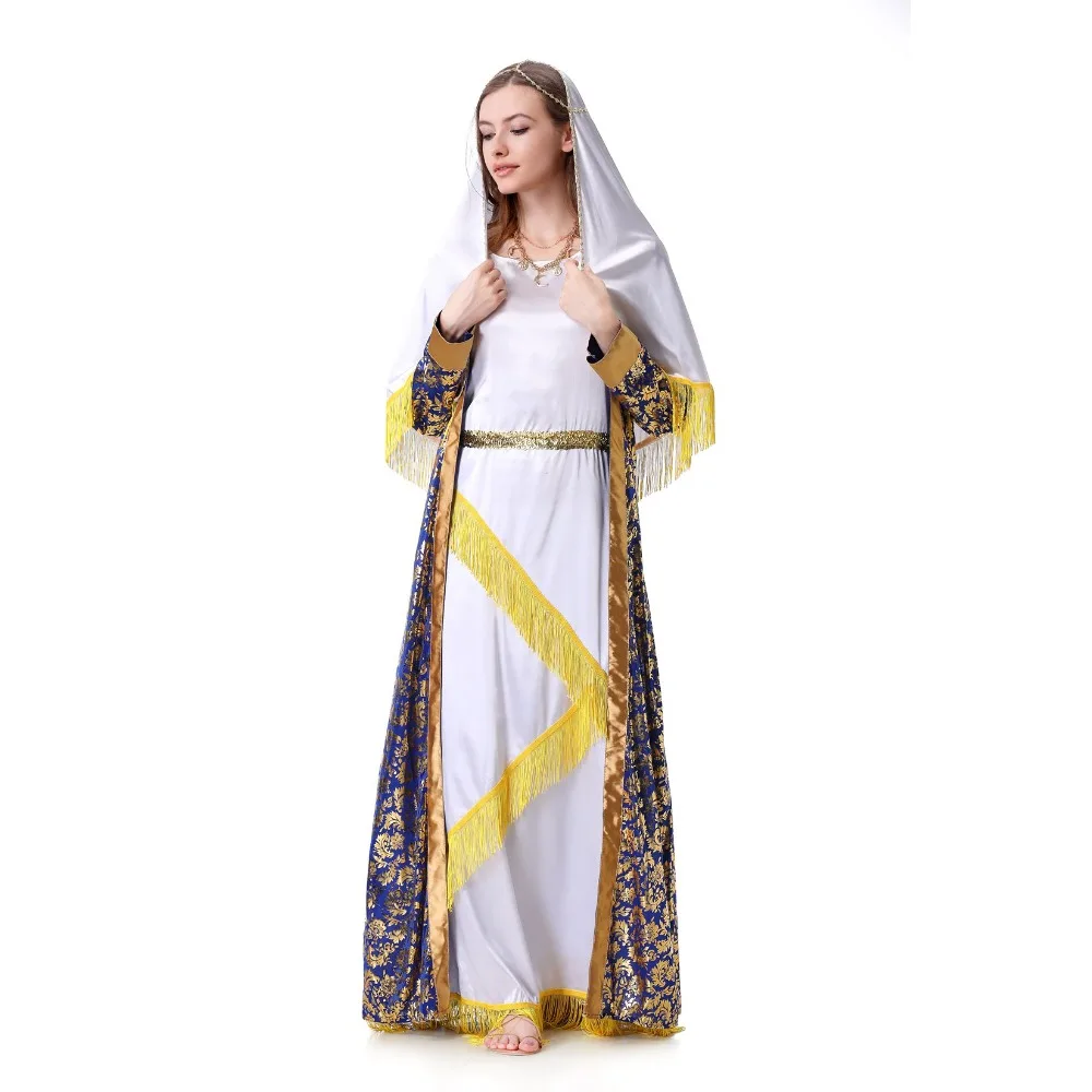 Sexy Cleopatra Dress for Woman Halloween Greek Goddess Cosplay Robe  Indian Queen Arabia Princess Seduction Belly Dancer Dress