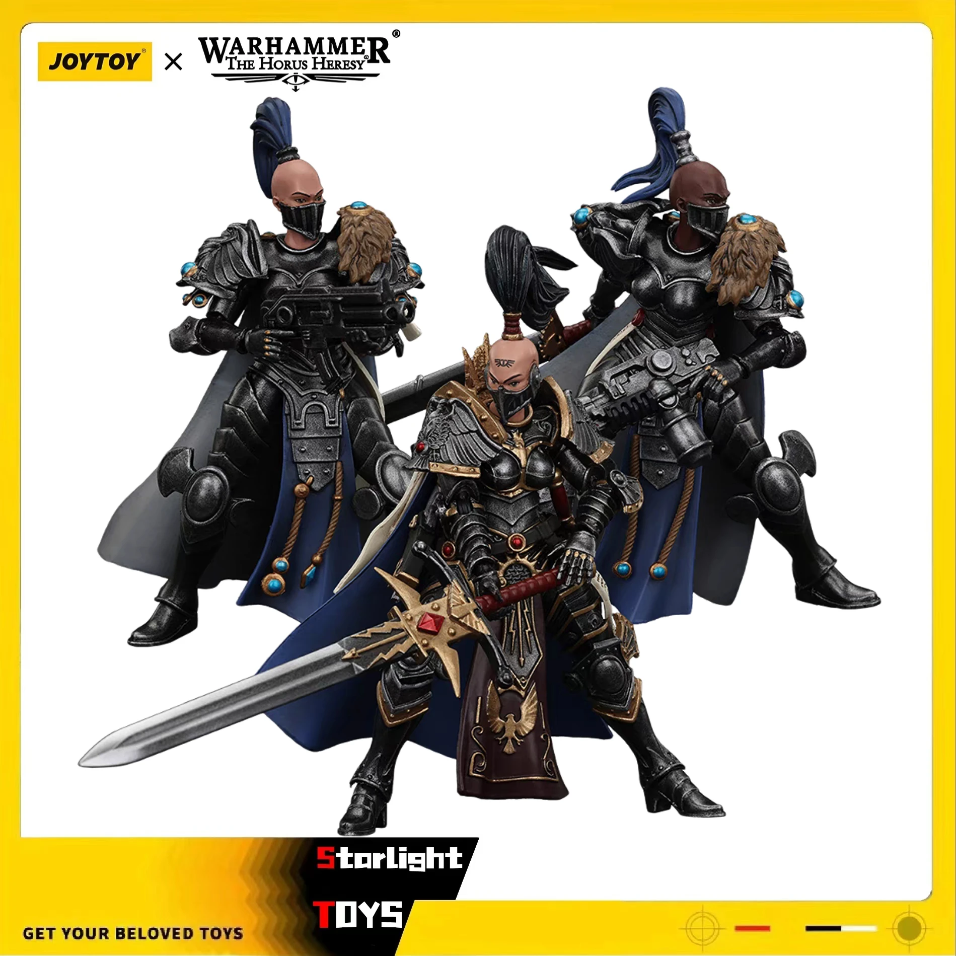 

Фигурка JOYTOY Warhammer 40K: Модель «Благочинный охотник» (Вигилатор) из «Братства Тишины» (Сестры Тишины), масштаб 1/18