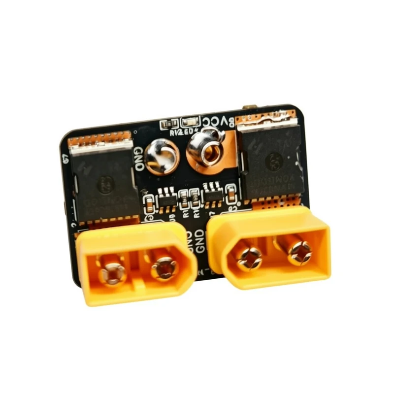 1PC MX5050L Ideal Diode Module 40V 30A Battery Parallel Anti-Backfeed Board Multi-Channel Parallel Connection PDB with Indicator