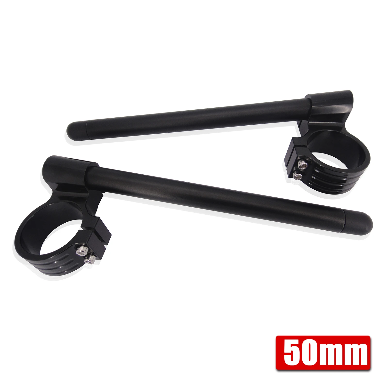 

For 2006-2012 Triumph Daytona 675 Handle Bar 50mm Fork 7/8" Handlebars 1" Rise Clip-ons Handlebar for Honda CBR1000RR 2004-2014