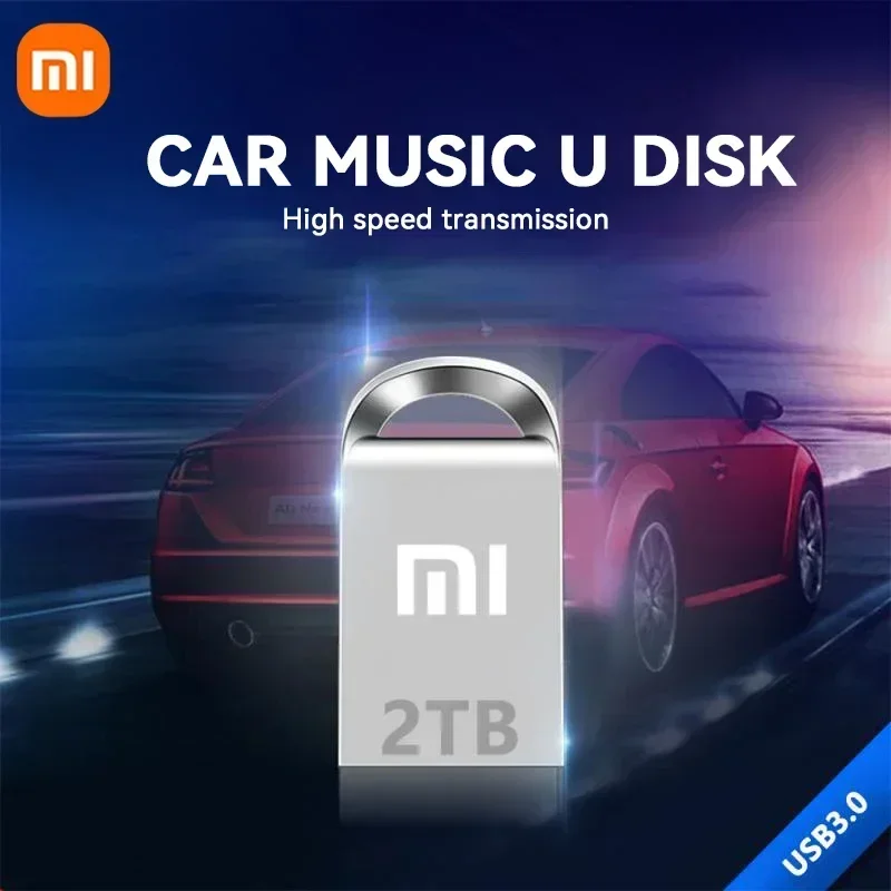 Xiaomi-Mini Pen Drive USB 3,0 de 2TB, transmisión de alta velocidad, 1TB, 512GB, unidad Flash de Metal, almacenamiento de Memoria portátil