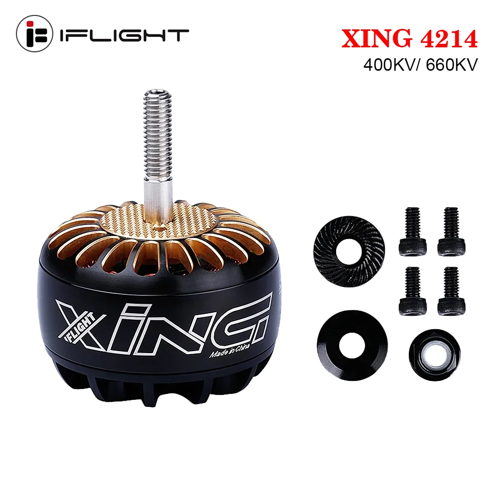 iFlight XING 4214 2-8S 400KV/ 660KV X-CLASS Brushless Motor Compatible 14/15/16inch Propeller for IX15 X-class RC FPV Drone