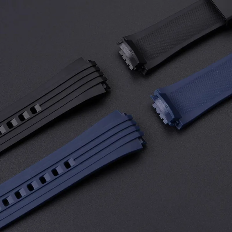 High Quality Rubber Watchband For Casio The Octagon Farm Oak ECB-10YP ECB-10YPB ECB-950 WatchStrap 20mm Convex Joint Accessories