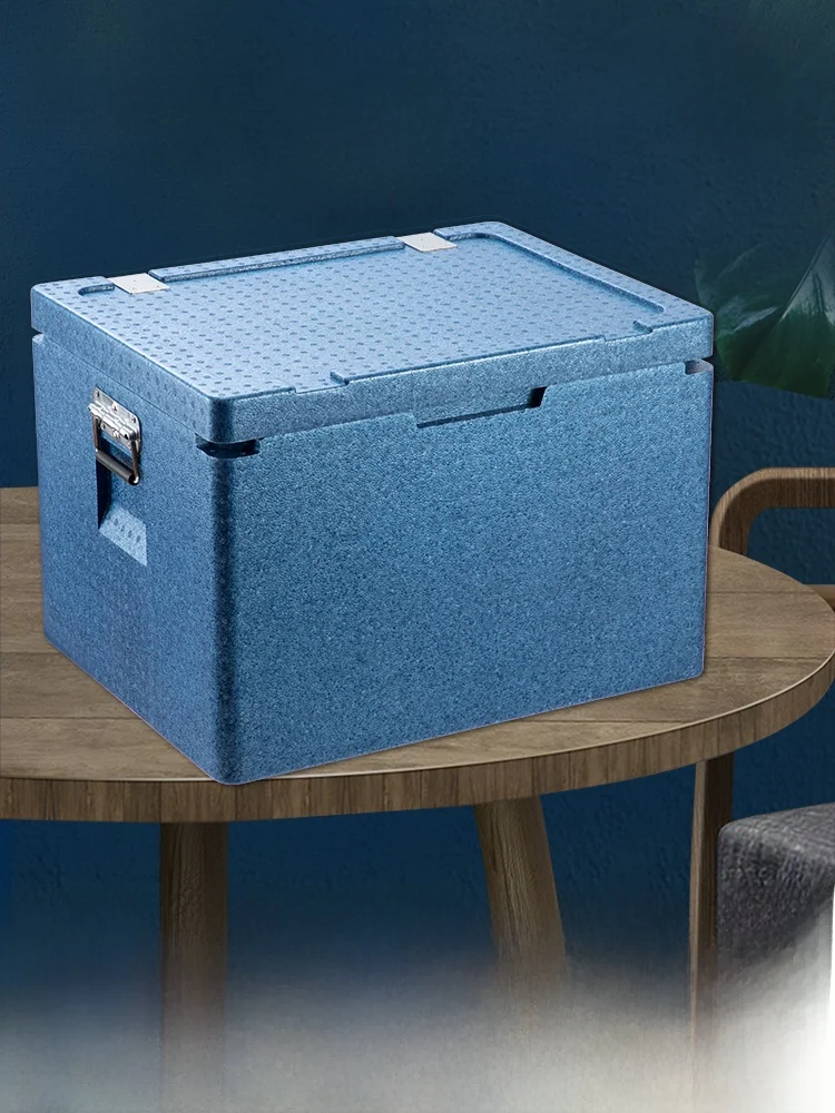 

High Densi Thermal Insulation Foam Box EPP Blue Commercial Street Stall Canteen Non- Heating Outdoor Picnic BBQ Ice...