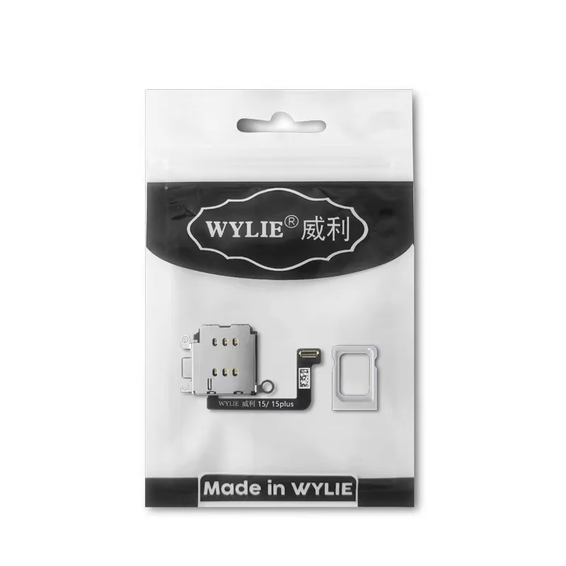 WYLIE NEW Dual Card to Dual Single Card Cable for iPhone 15pro 15 plus esim to Dual SIM No Need Separate No Damage Flex