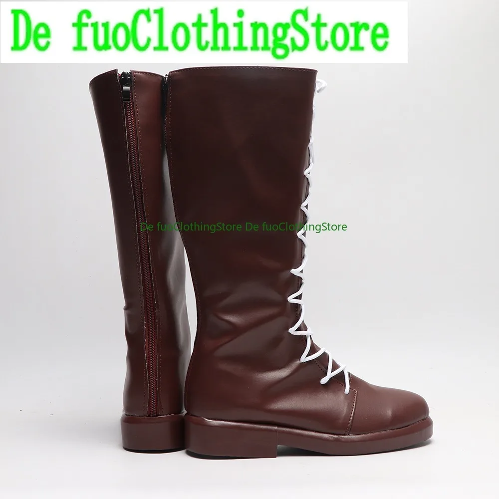 DefuoClothing Store Himmel Frieren: Beyond Journey's End Cosplay BootsMade Anime Game Character Props Boots