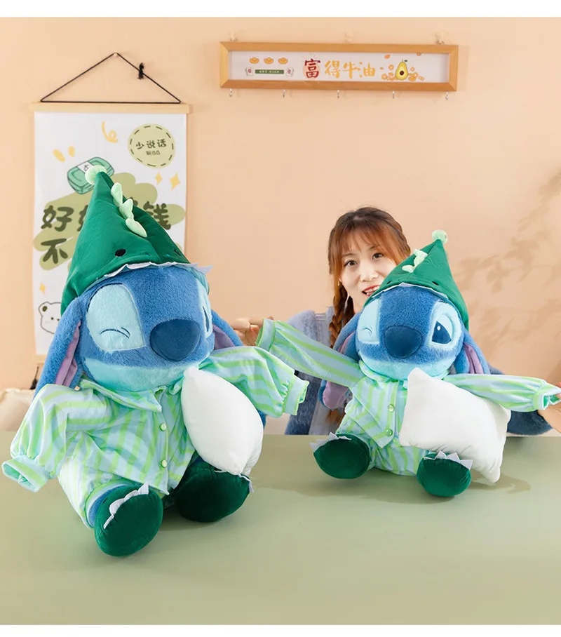 New 30-50cm In Stock Dinosaur Sleepy Sleepy Stitch Interstellar Baby Plush Doll Children'S Birthday Doll Girl Holiday Gift