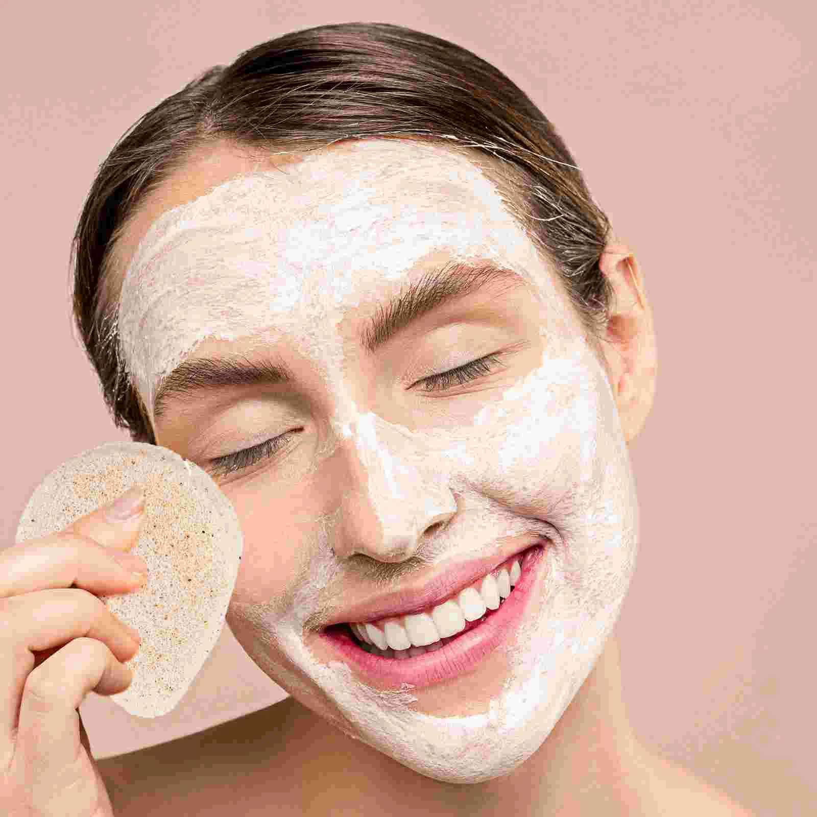 Éponge démaquillante Konjac pour le visage, bain de lavage, épurateur, bouffée expansive, démaqucorporelle, nettoyage, soins de la peau des enfants