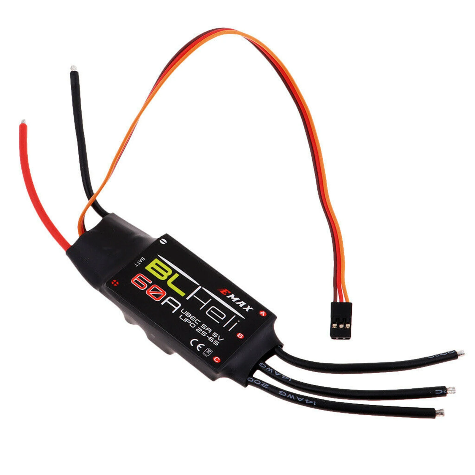 

1 PCS Emax BLHeli UBEC 40A 60A 2S-6S Multirotor Drone Electronic Speed Control ESC for Mini FPV QAV250 Quadricopter Accessories