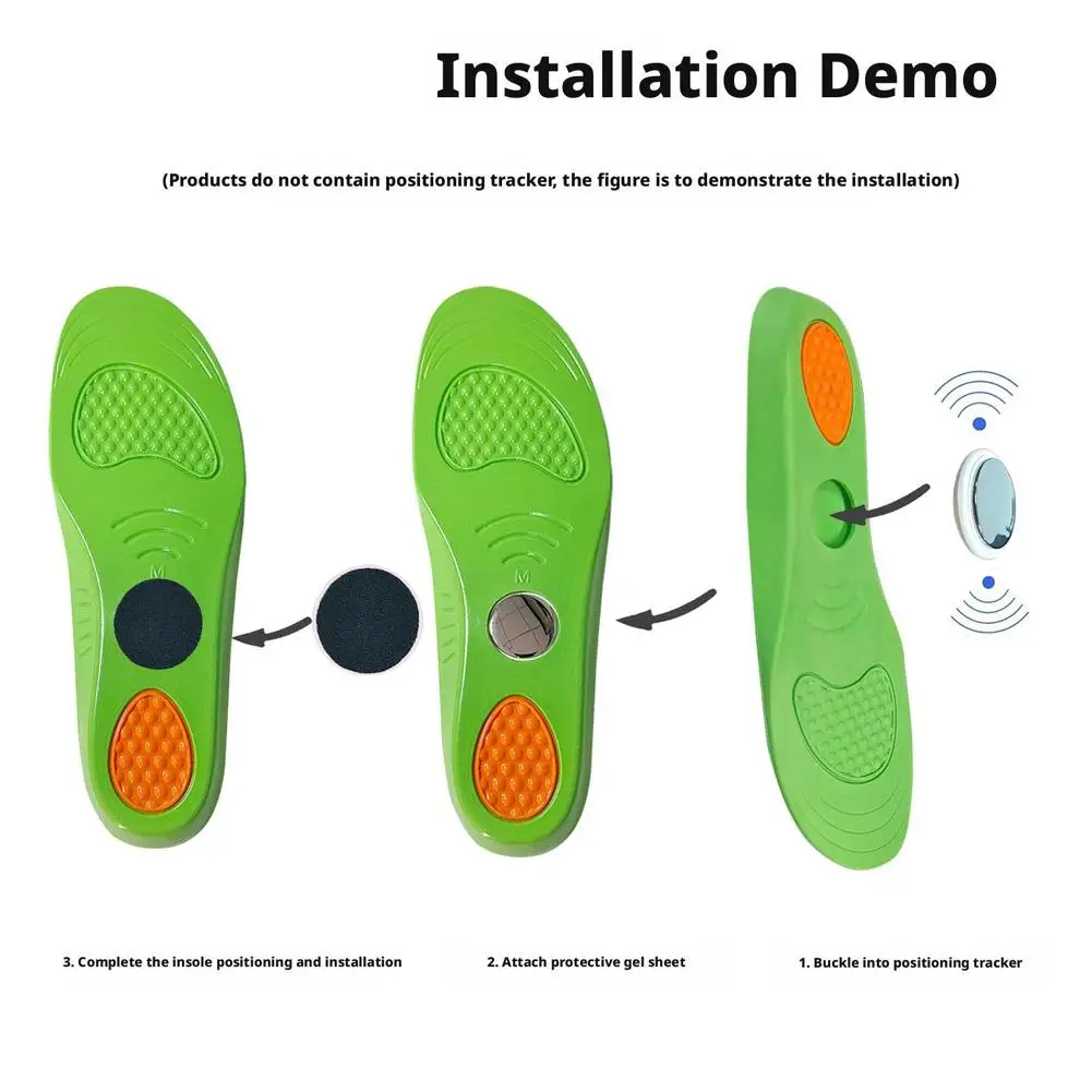 

Locator Insoles For Airtag Washable Soft And Comfortable Children's And Elderly Anti-lost Insoles Hidden For Airtag Shell