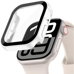 Screen Protector for Apple Watch 10 Case 46mm 42mm 45mm 44mm 41mm 40mm Accessories Tempered Glass iWatch Series 7 8 9 6 5 4 SE