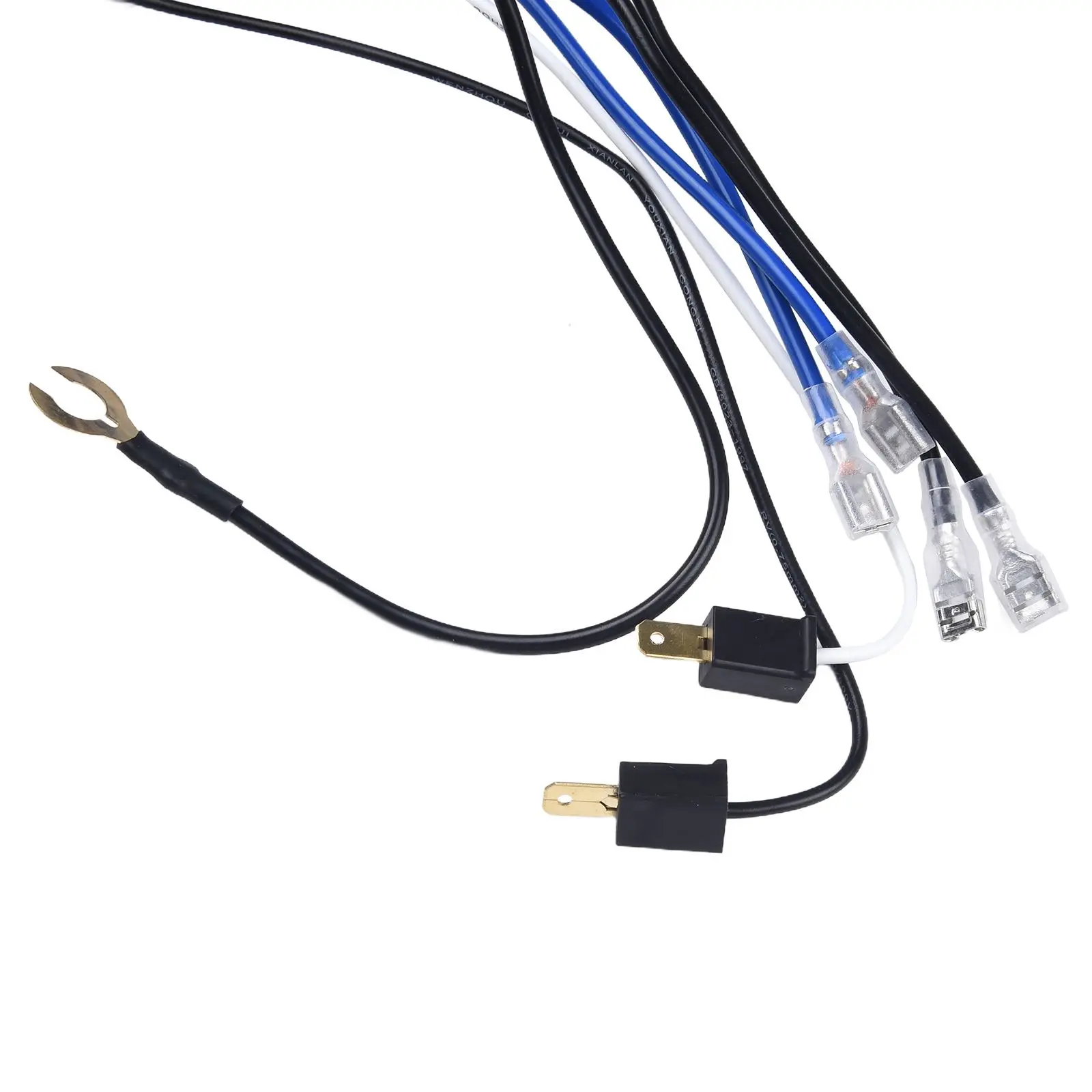 For Grille Mount Electric Relay Harness 12V DC Supports Two s with Heat Resistant Design for Easy Installation