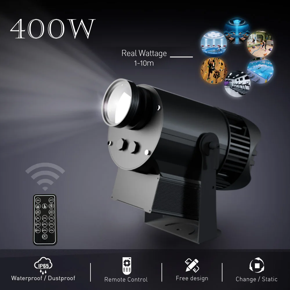 

Portable outdoor advertising six-picture selection projector lamp, rotating and changing multi-pattern projector lamp