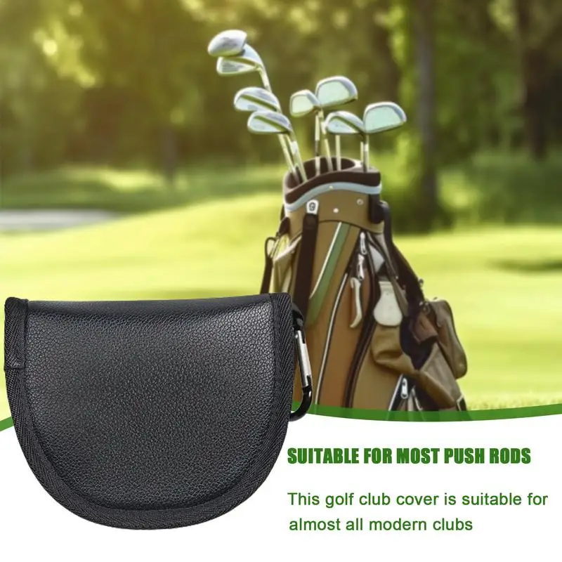 Golf Putter Cover Golf Mallet Head Covers Putter Protectors Soft Golf Putter Covers With Sticky Closure For Golf Club Golf