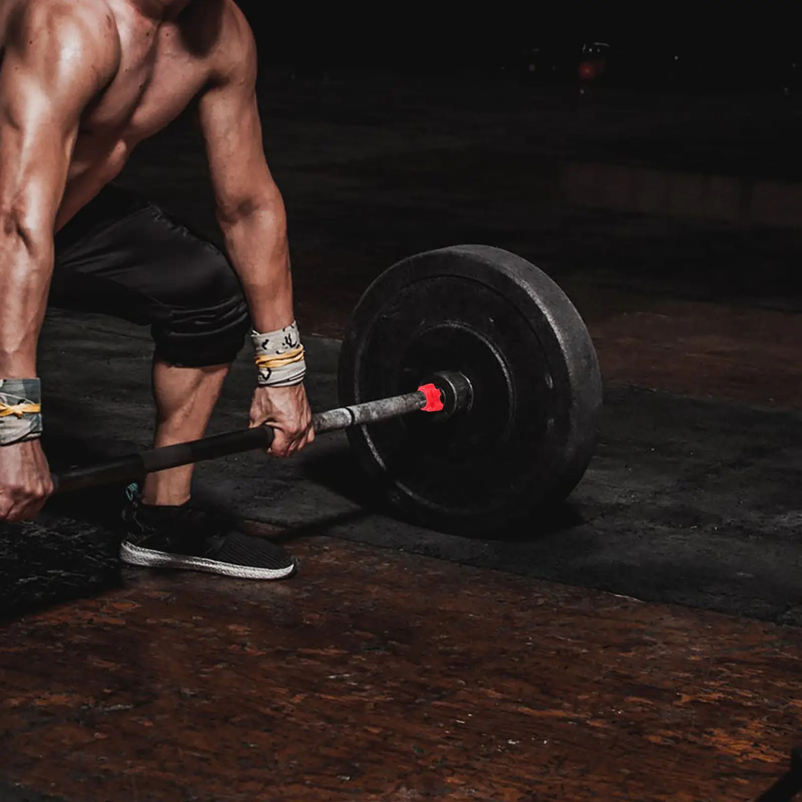 

4Pcs Plastic Dumbbell Lock Nut Secure Fixing Screw for Weight Lifting Barbell Rod Accessories Clamp Dumbbell Bar Nut