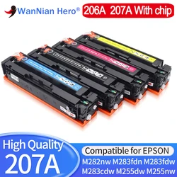 NEW Compatible For HP 207a 207A Toner Cartridge With Chip M282nw M283fdn M283fdw M283cdw MFP M255dw M255nw W2210A Color Printer