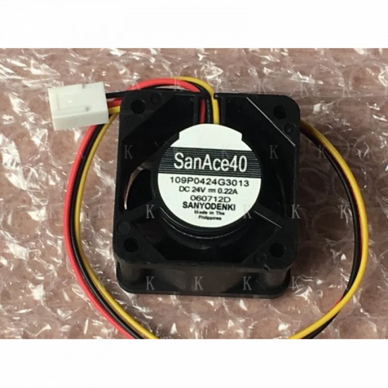 C    1 PCS FOR SANYO Fan 109P0424G3013  DC 24V 0.22A 4028 4CM 3 PIN  Inverter fan