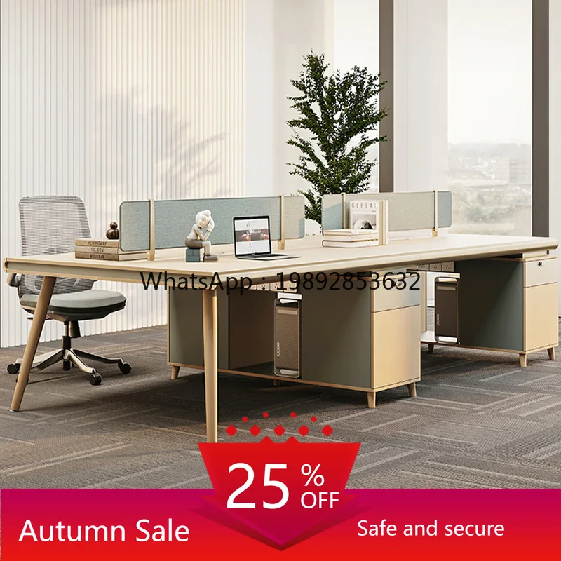 

LYY Simple Office Desk and Chair Set Office Furniture Single Staff Desk