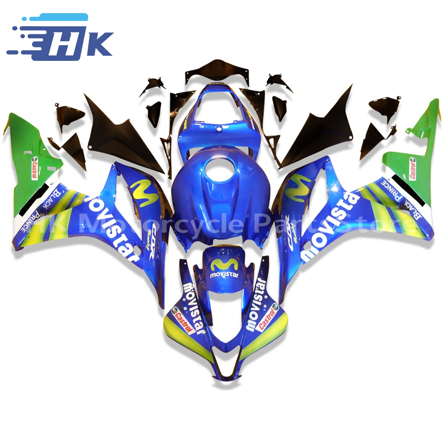 

Неокрашенные компоненты из АБС-пластика, обтекатель кузова, литье под давлением, детали кузова для Honda CBR600RR CBR 600RR F5 2007 2008