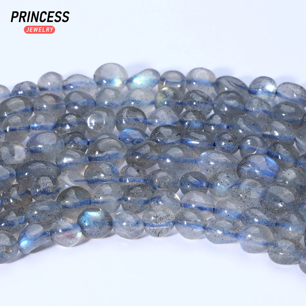 

A+ Natural 5-6mm Labradorite Pebble Beads for Jewelry Making DIY Bracelet Necklace Accessories