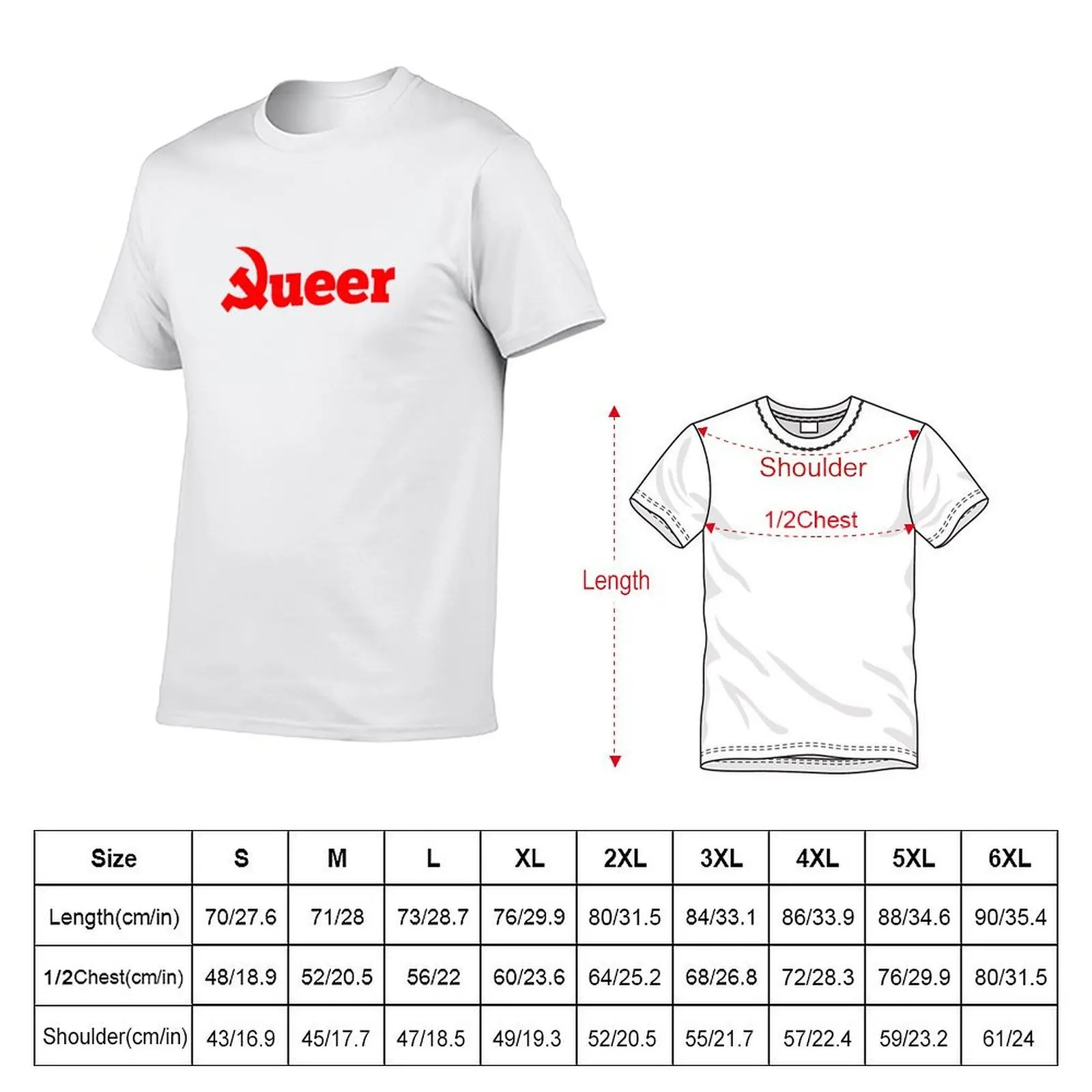 Sickle Queer T-Shirt vintage anime shirt blacks mens designer clothes
