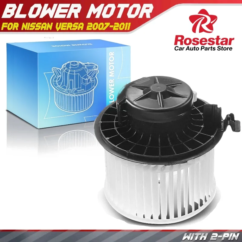 

HVAC Blower Heater Motor with Fan Cage for Nissan Versa 2007-2011 27226-EE91C, 700287, 75879, PM9376