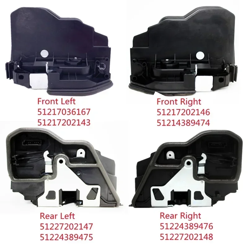 Zatrzask siłownika zamka drzwi do BMW Mini E60 E65 E70 E90 F10 F01 F02 F30 2005-2016 51217202143 51217202146 51227202147 51227202148