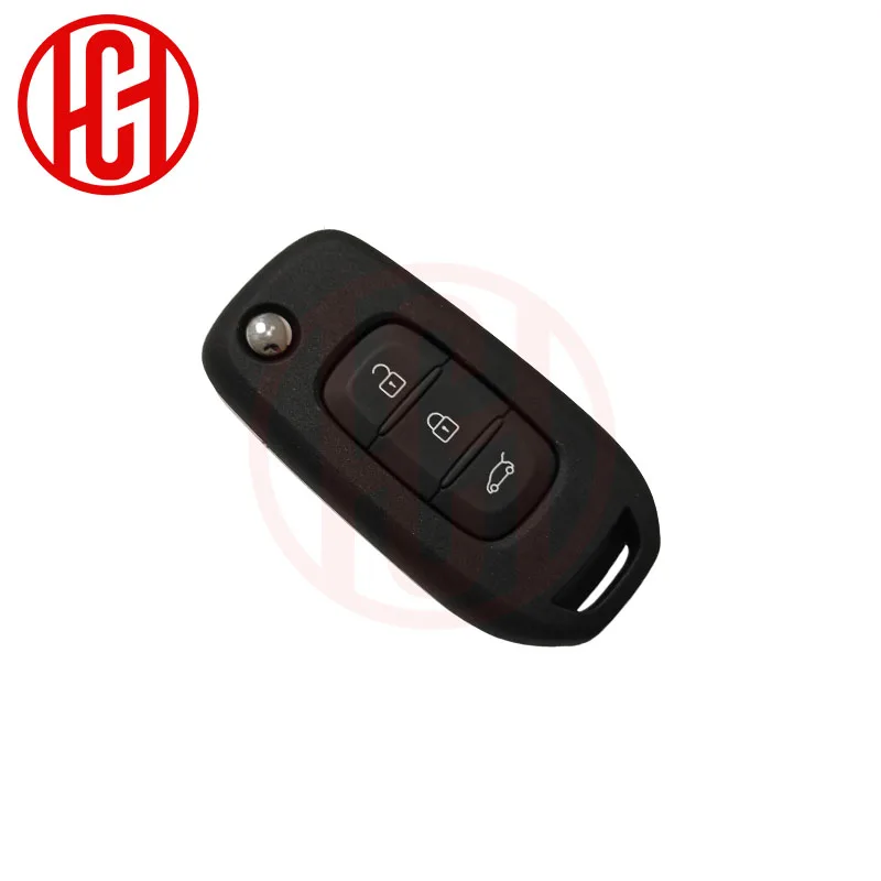 Original Car Key 3 Buttons 433.92MHz Flip Remote Key For Renault Megane 4 Captur Kadjar Symbol With HiTag AES 4A Chip CWTWB1G767