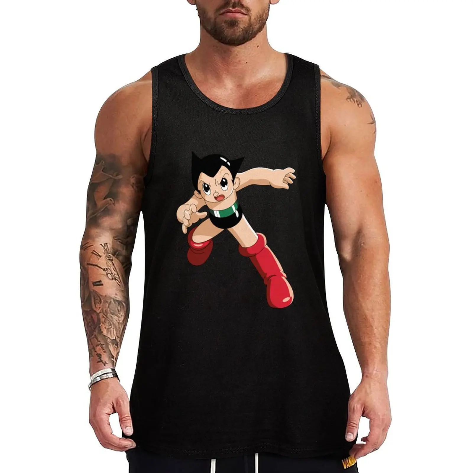 Astro Boy, Fighting Stance Ver. Tank Top running shirt underwear Gym T-shirts for men t-shirt gym man Sports shirt man