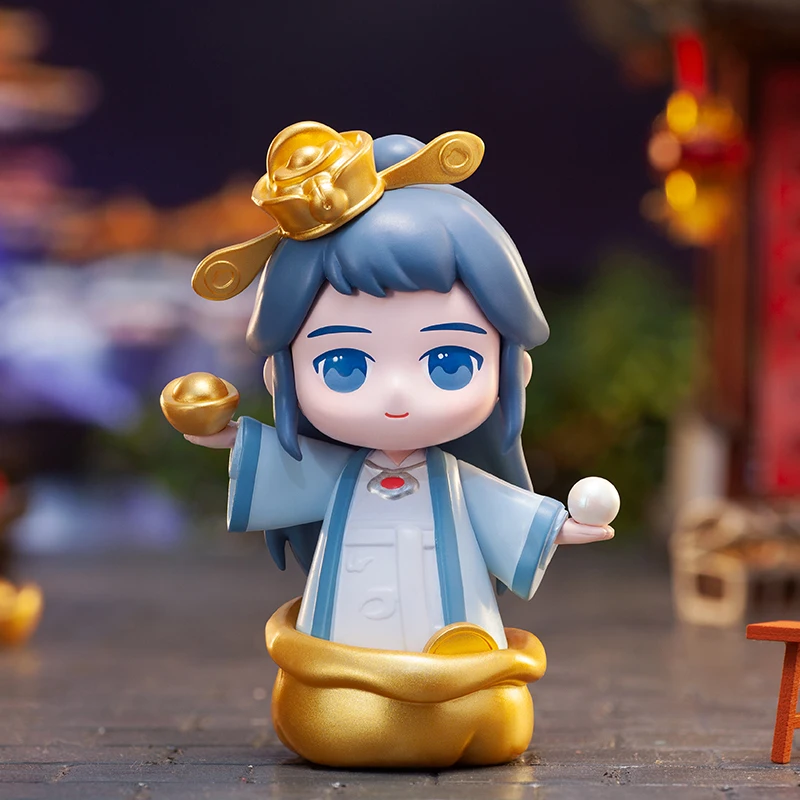 POP MART ASI YU XIAOLINGDANG Festival Poetry Series Mystery Box 1PC/9PCS Blind Box Action Figure Cute Toy