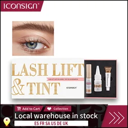 ICONSIGN-Kit profesional de levantamiento y tinte de pestañas, herramientas de maquillaje, permanente